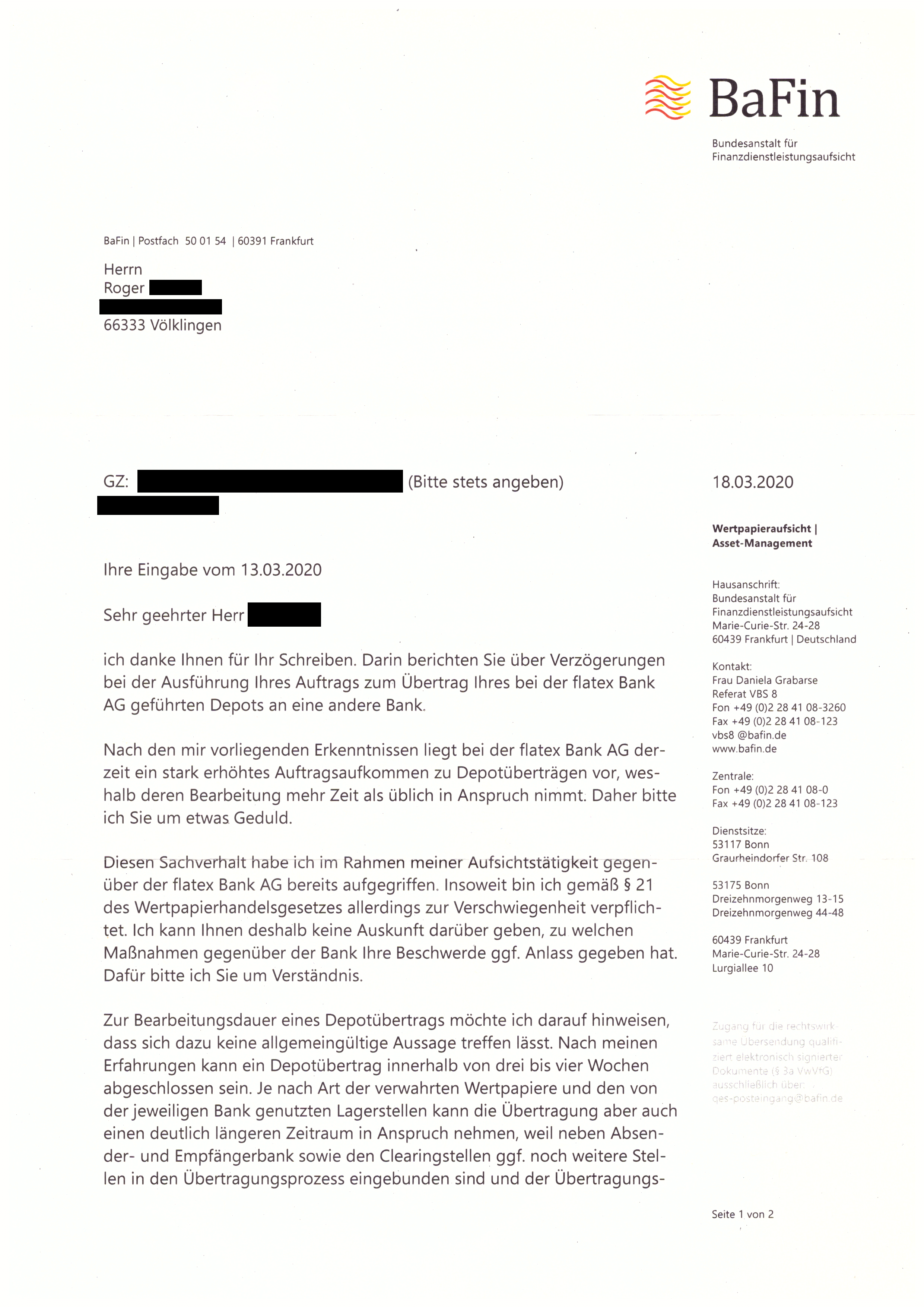 Flatex Depotubertrag Zu Smartbroker Update Gulduka S Finanz Blog