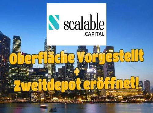 Scalable Capital Oberfläche